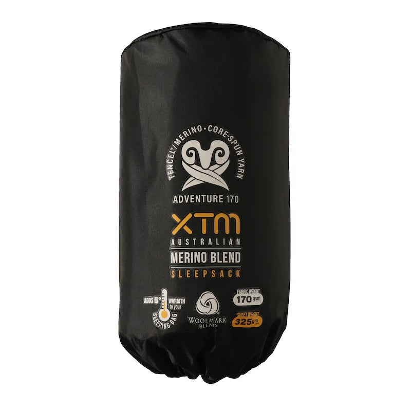 XTM Dreamliner 170 Merino Wool Sleeping Bag Liner