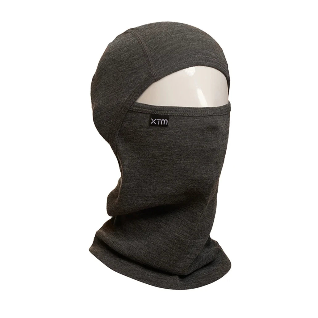 Xtm Merino 230 Wool Balaclava Colour Mid Grey Marle