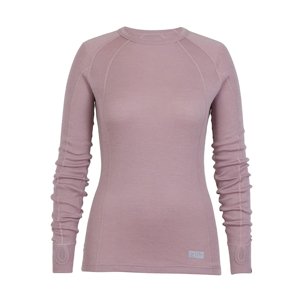 Xtm Merino 260 Wool Womens Thermal Top Colour Fog