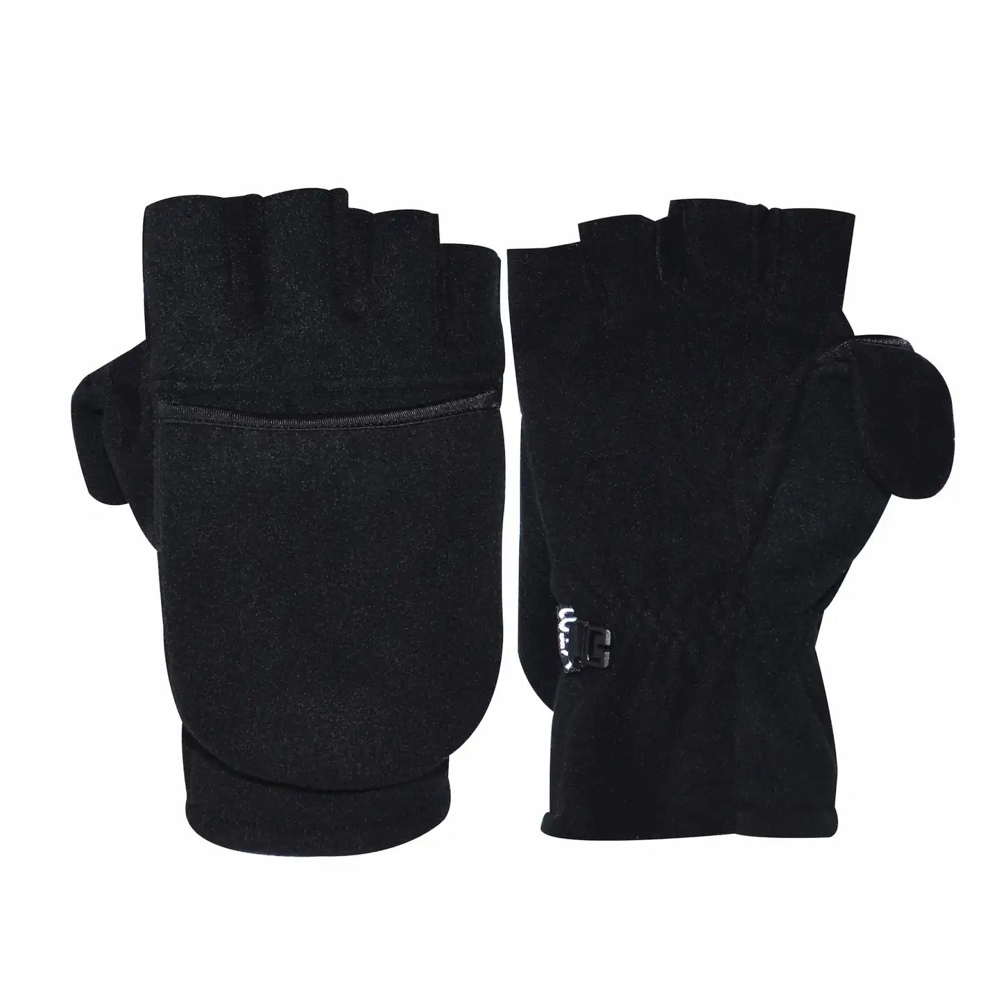 XTM Scope Hooded Fingerless Microfleece Gloves
