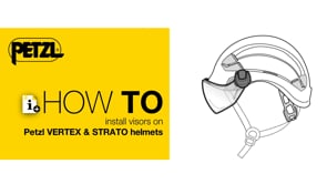 Petzl VIZIR Face Shield Industrial Helmet Attachment