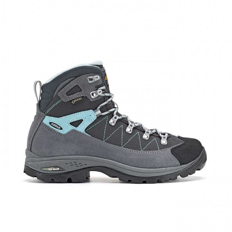 Asolo Finder GV Womens Hiking Boot - Grey/Gunmetal/Pool Side