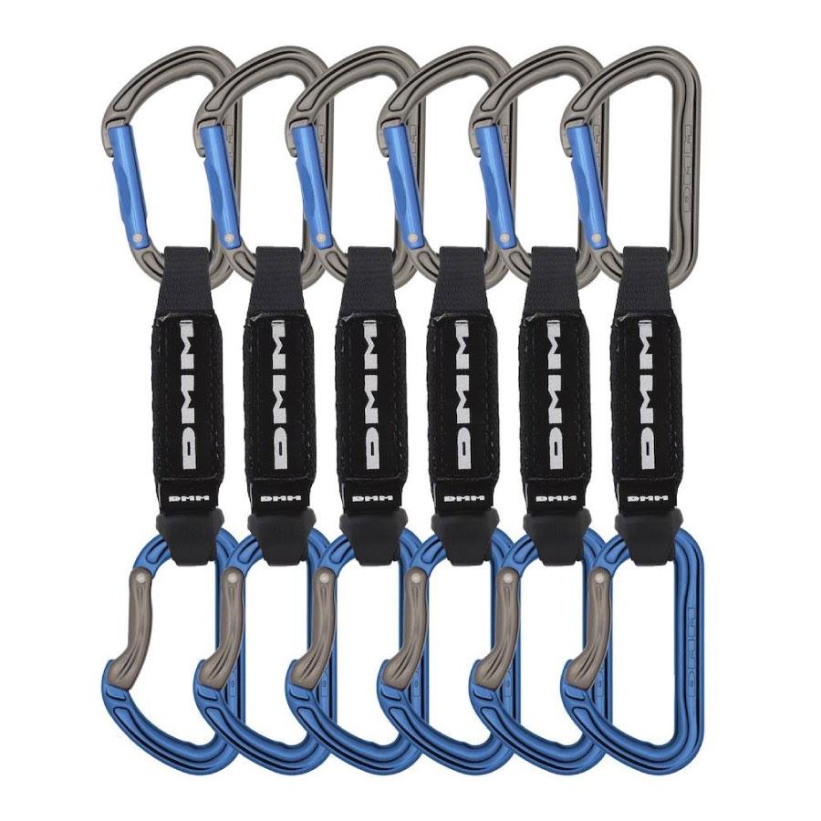 Dmm Shadow Climbing Quickdraw 12Cm 6 Pack Colour Titanium_Blue