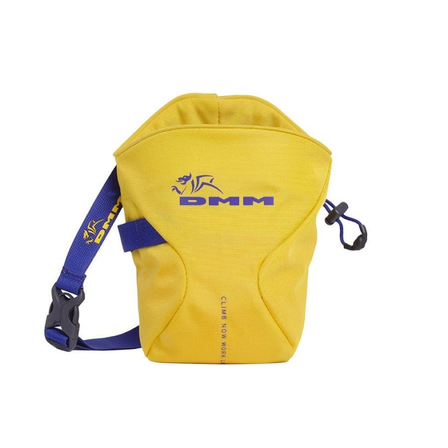 Dmm Traction Climbing Chalk Bag 1 Colour Yellow
