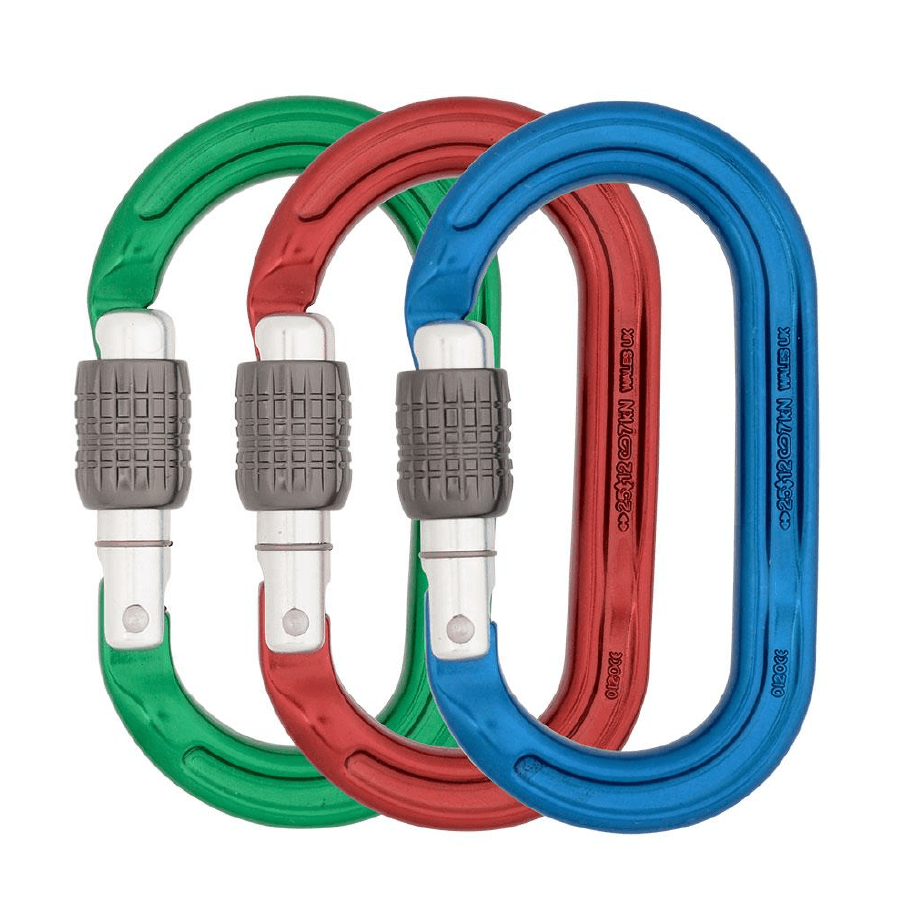 DMM Ultra O Screwgate Climbing Carabiner - 3 Pack