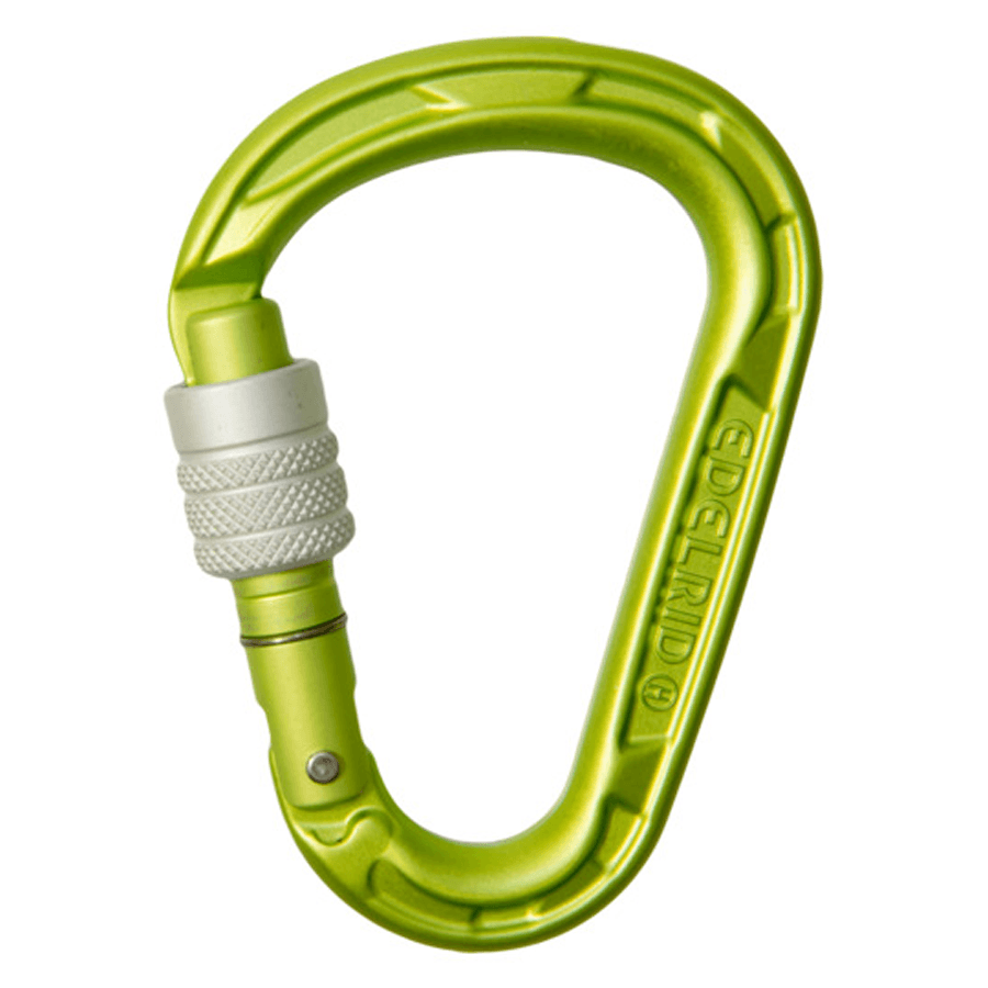 Edelrid Hms Strike Screw Gate Climbing Carabiner Colour Oasis