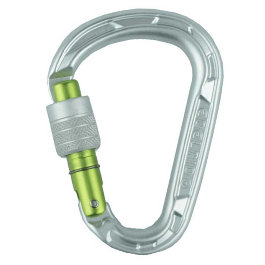 Edelrid Hms Strike Screw Gate Climbing Carabiner Colour Silver