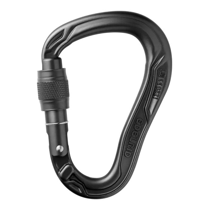 Edelrid Hms Bullet Ii Screw Gate Climbing Carabiner Colour Black