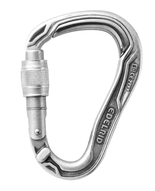 Edelrid Hms Bulletproof Screw Gate Climbing Carabiner Colour Eco