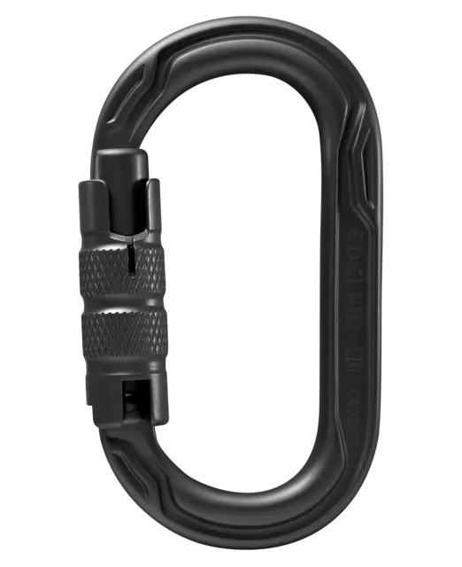 Edelrid Oval Power 2500 Ii Triple Lock Climbing Carabiner Colour Night