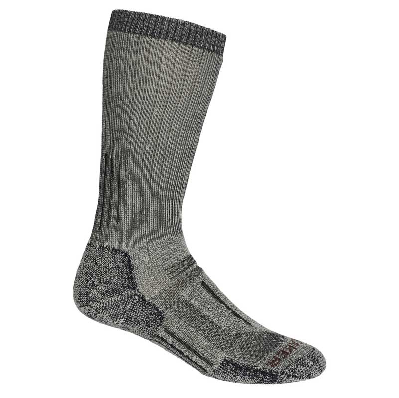 Icebreaker Mountaineer Mid Calf Mens Socks Colour Jet Heather