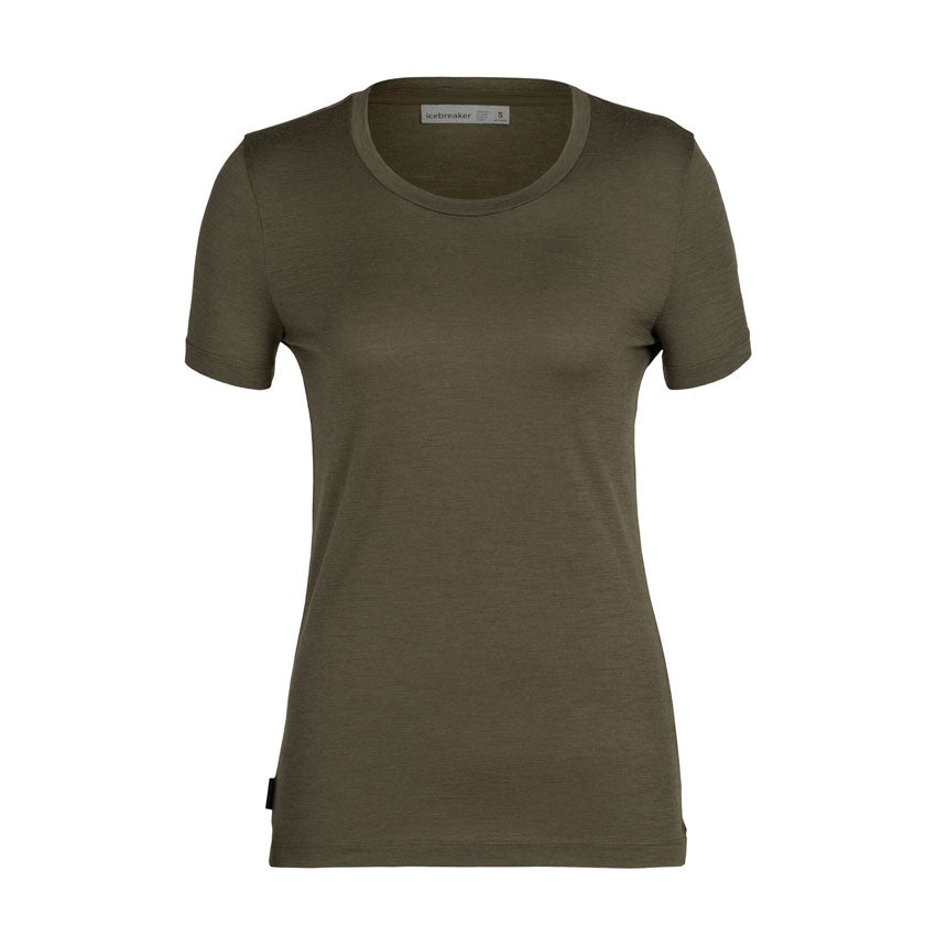 Icebreaker Tech Lite Ii Short Sleeve Womens T Shirt Colour Loden