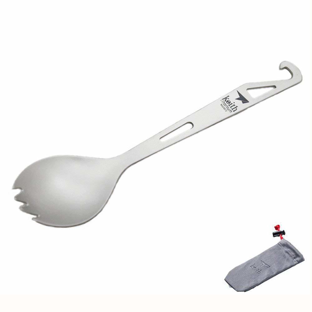Keith Titanium Spork with Bottle Opener
