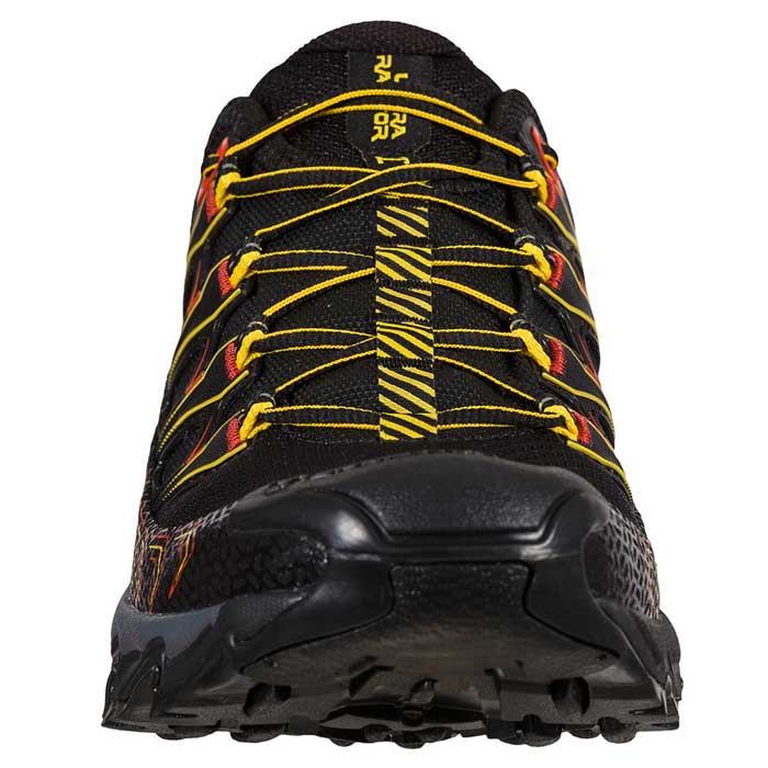 La Sportiva Ultra Raptor II Wide Mens Trail Running Shoe - Black/Yellow