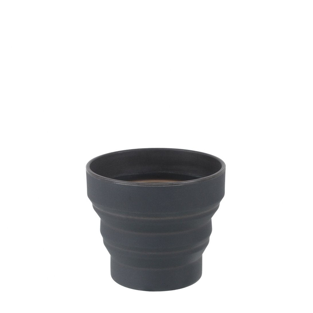 Lifeventure Silicone Ellipse Fleximug 1 Colour Graphite