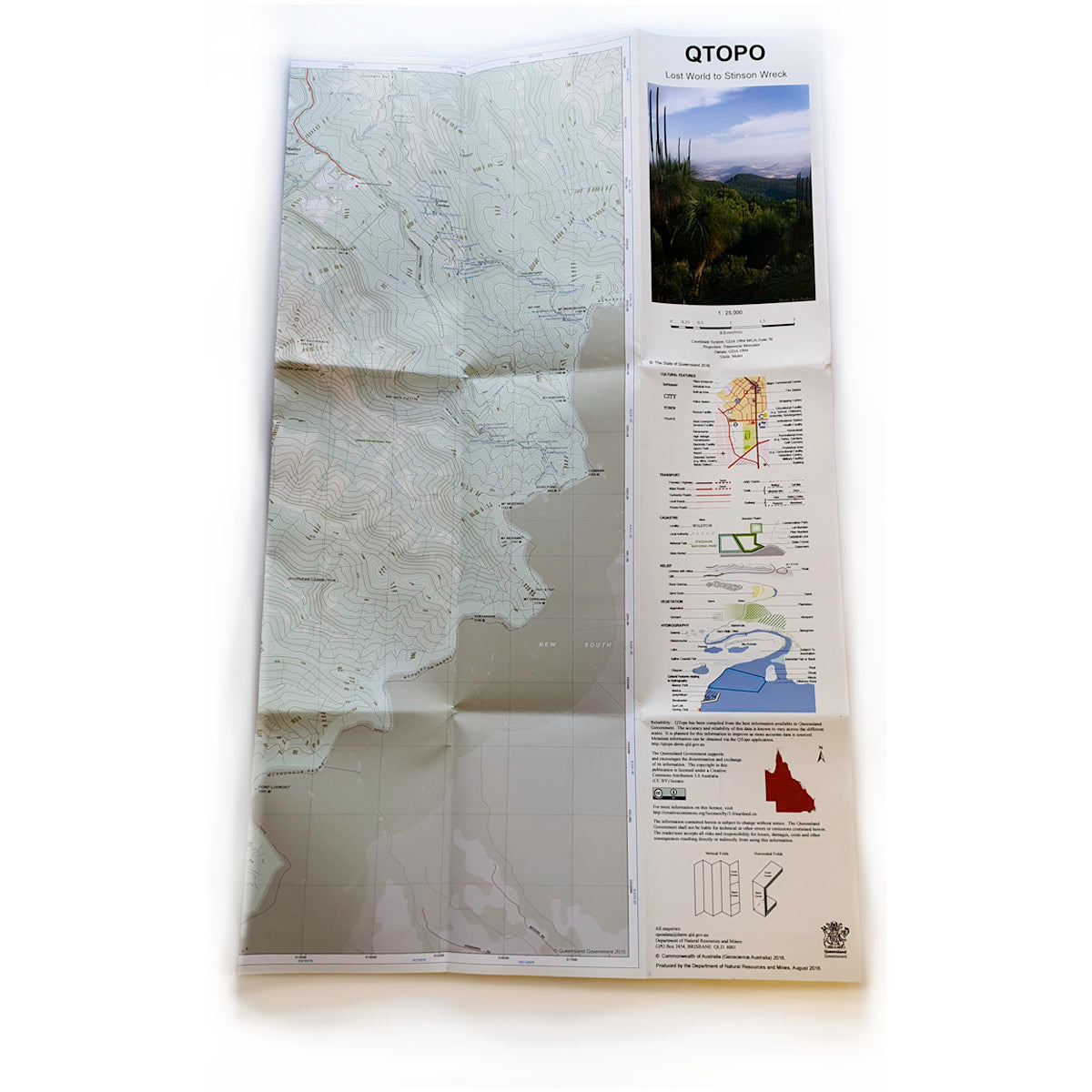 World Wide Maps Lost World and Stinson Wreck Map