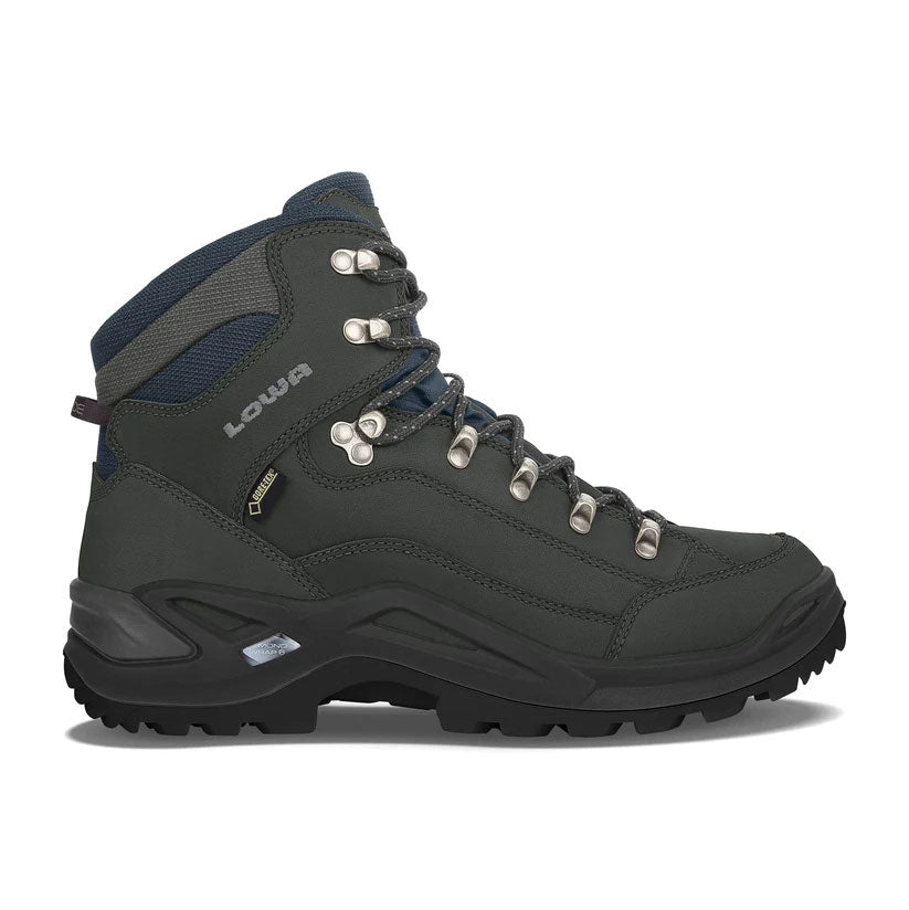 Lowa Renegade Gtx Mid Wide Mens Hiking Boot Dark Grey Colour Dark Grey