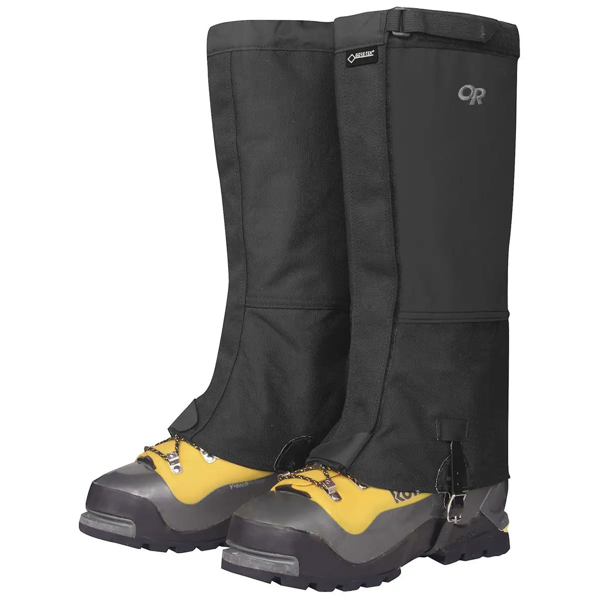 Outdoor Research Expedition Crocodiles Mens Gaiters Black Colour Black