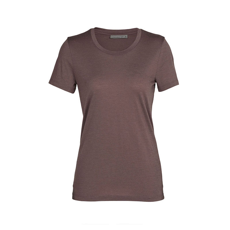 Icebreaker Tech Lite Ii Short Sleeve Womens T Shirt Colour Mink