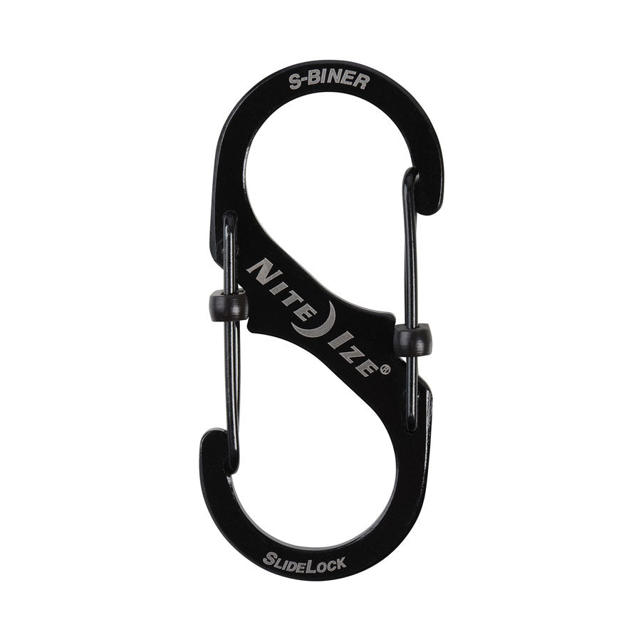 Niteize S Biner Stainless Steel Slidelock Accessory Carabiner Colour Black
