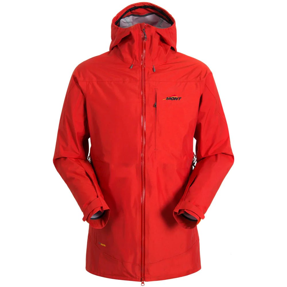 Mont Odyssey Mens Waterproof Jacket Colour Red Chilli