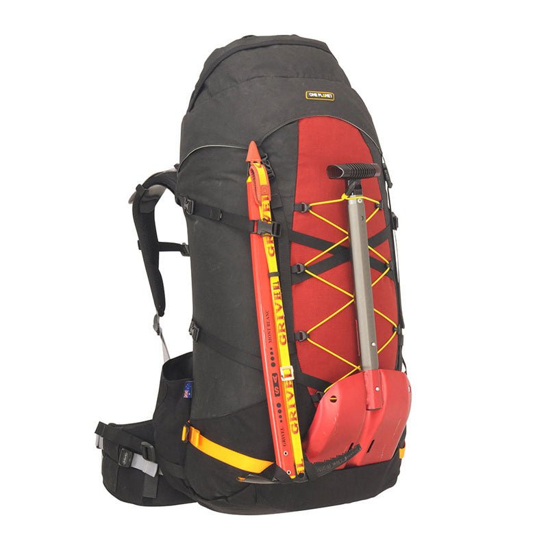 One Planet Stiletto Hiking Backpack Black Red Colour Black Red