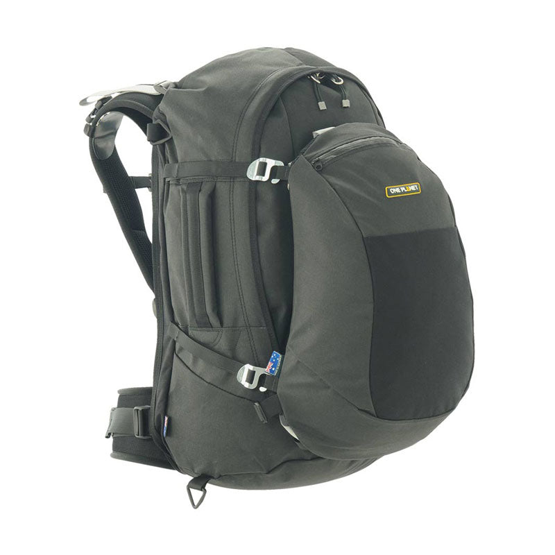 One Planet Wing it Travel Backpack - Black/Black
