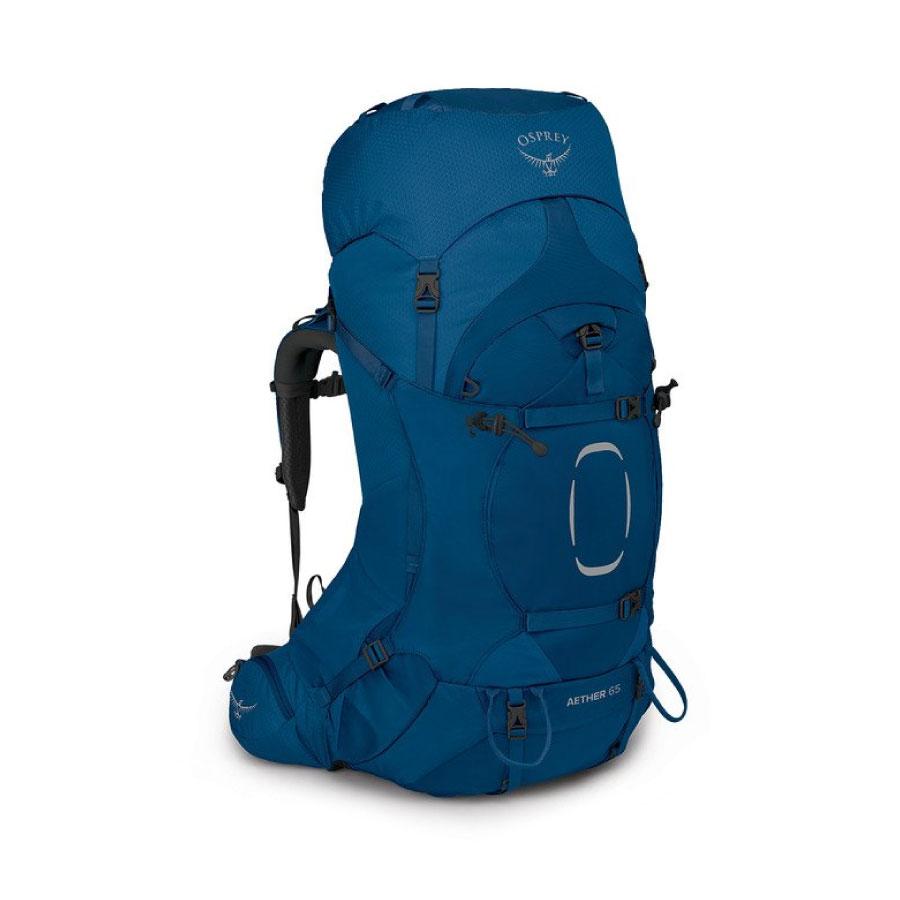 Osprey Aether 65 Litre Mens Hiking Backpack Colour Deep Water Blue
