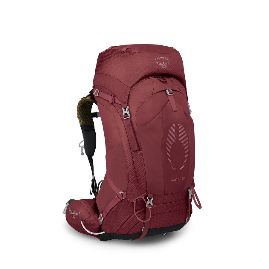 Osprey Aura Ag 50 Litre Womens Hiking Backpack 1 Colour Berry Sorbet