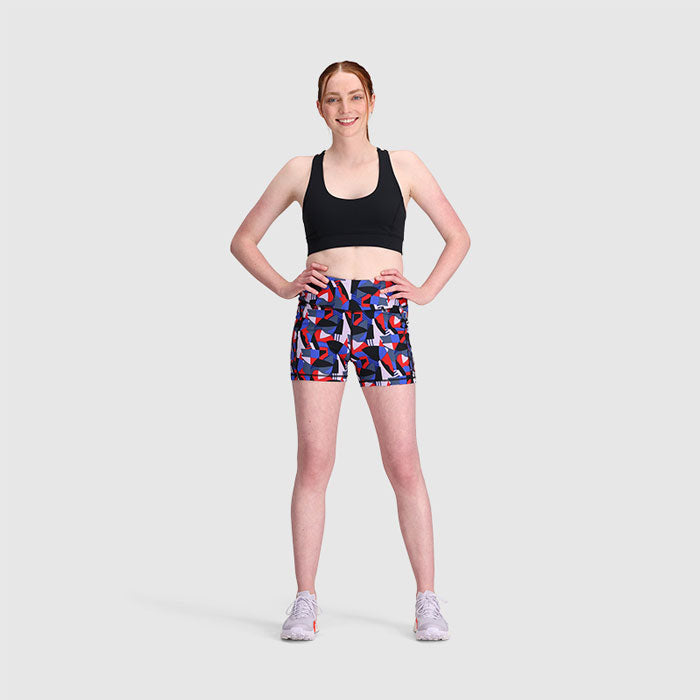 Outdoor Research Ad-Vantage Printed Womens Shorts - 4 Inseam