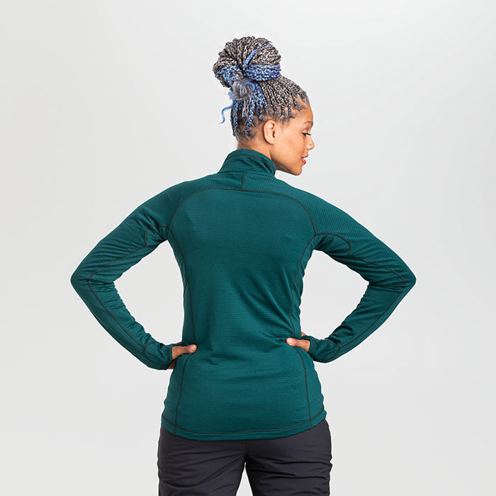 Outdoor Research Vigor Quarter Zip Womens Long Sleeve Fleece Top