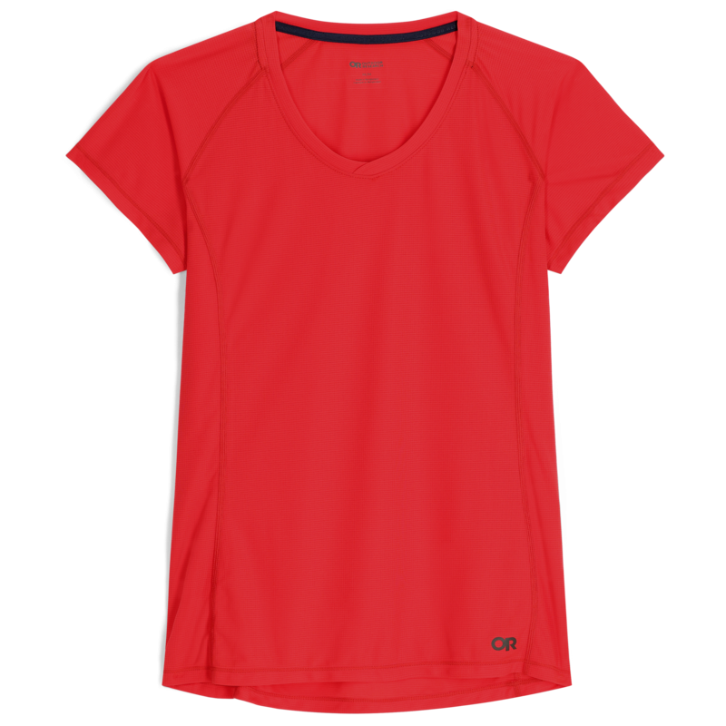 Outdoor Research Echo Womens Short Sleeve T-Shirt Colour Rhubarb