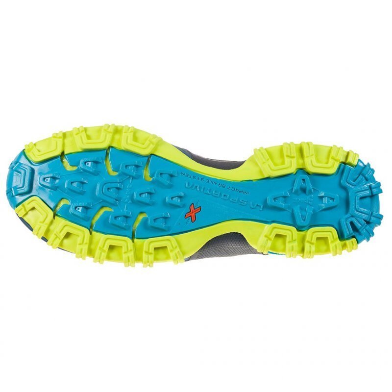 La Sportiva Bushido II Mens Trail Running Shoe - Opal/Apple Green