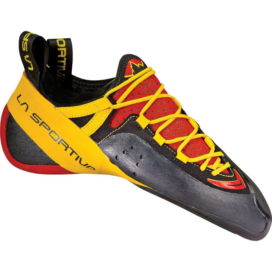 La Sportiva - Solution - Climbing shoes - White / Yellow | 34 (EU)