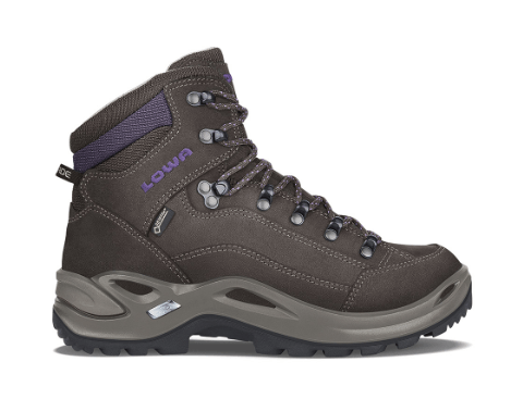 Lowa Renegade Gtx Mid Womens Hiking Boot Slate Blackberry Colour Slate_Blackberry
