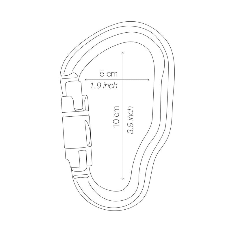 Petzl Vertigo Twist-Lock Industrial Connector