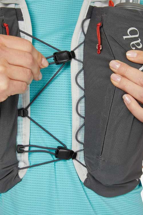 Rab Veil 6 Litre Running Vest Colour Gargoyle Graphene