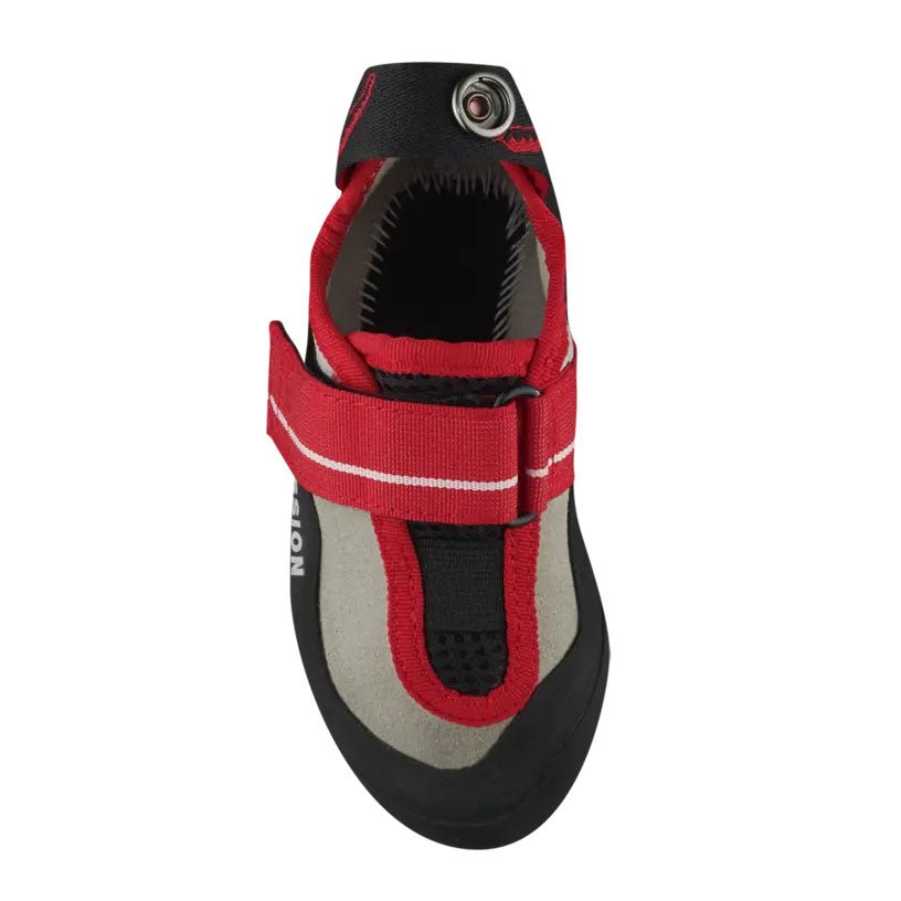 Red Chili Session 4 Kids Climbing Shoe Colour Anthracite_Red