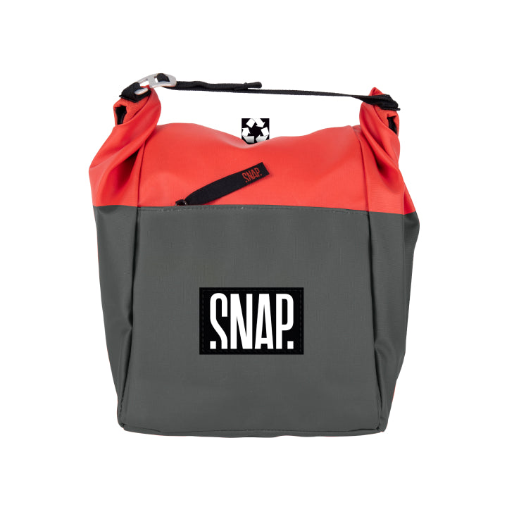 Snap Big Chalk Bag Colour Red_ Dark Khaki