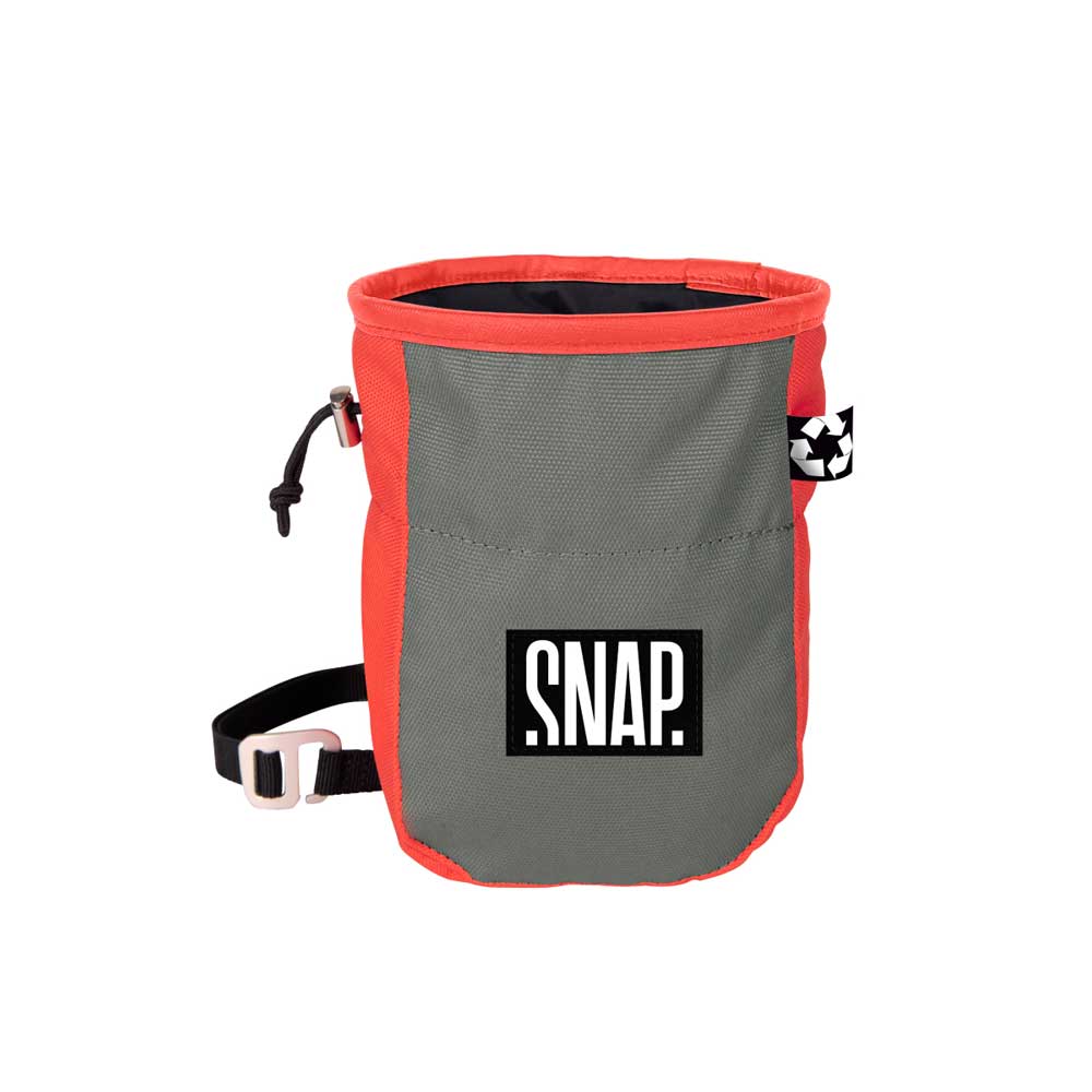 Snap Chalk Pocket Climbing Chalk Bag 3 Colour Grenadine_Dark Khaki
