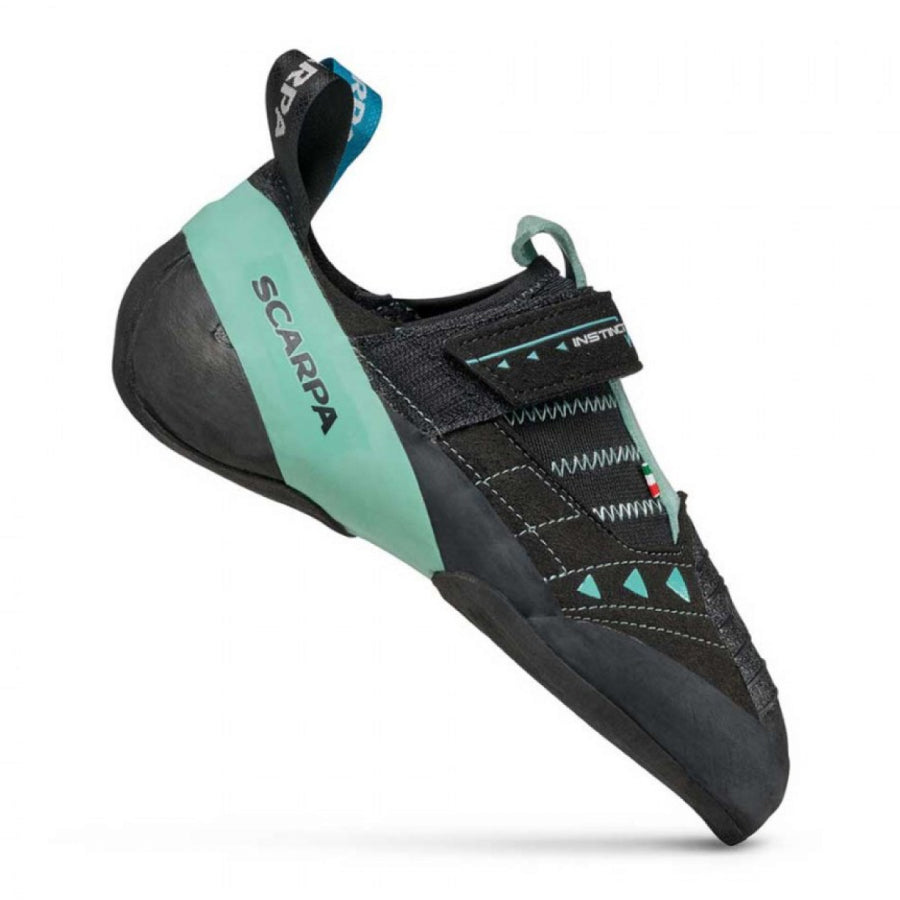 Scarpa Instinct Vsr Womens Climbing Shoe Black Aqua Colour Black_Aqua