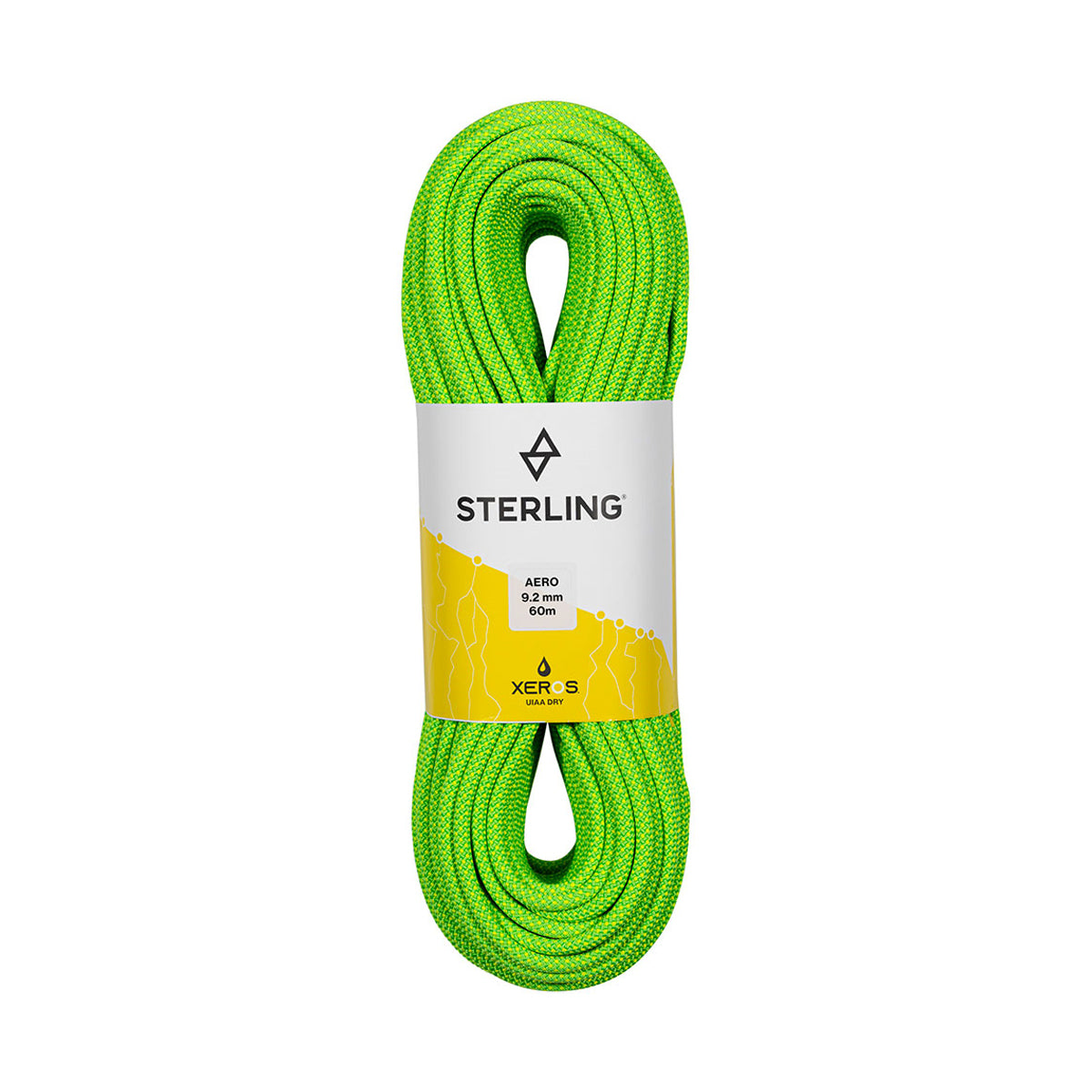 Sterling Aero 9 2Mm Xeros 60M Dynamic Climbing Rope 1 Colour Green