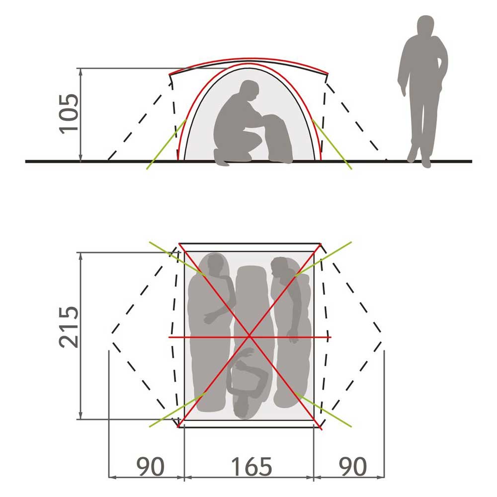 Vaude Campo 3 Person Tent