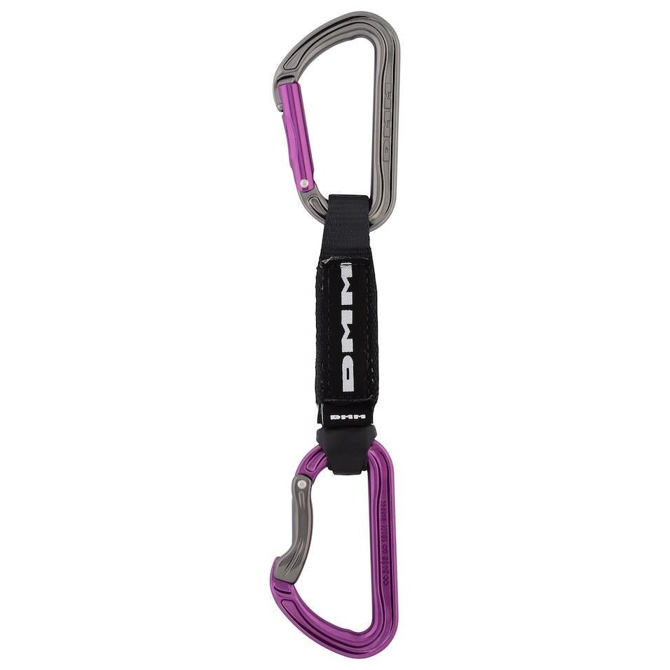 Dmm Shadow Climbing Quickdraw 12Cm 2 Colour Titanium_Purple