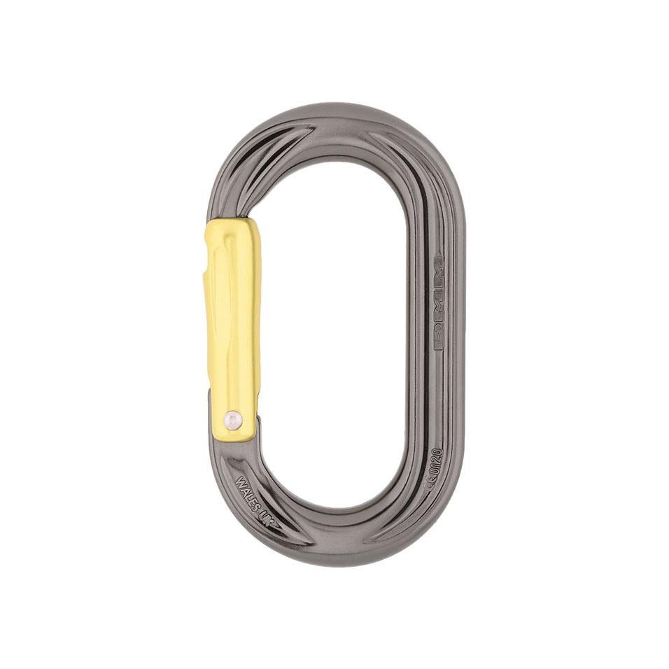 Dmm Perfecto Straight Gate Climbing Carabiner Colour Titanium_Lime