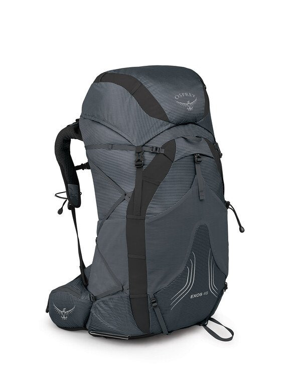 Osprey Exos 48 Litre Mens Hiking Backpack Tungsten Grey 1 Colour Tungsten