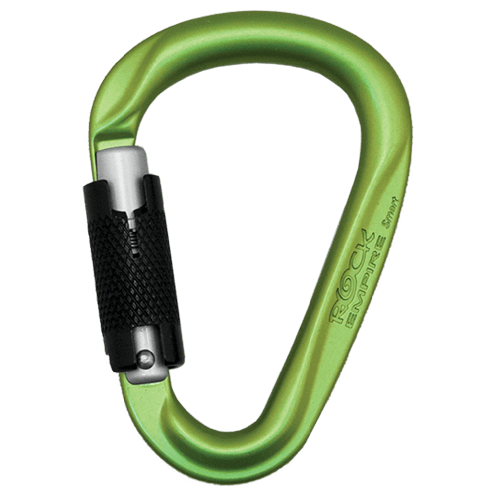 Rock Empire Smart 2T Twist Lock Climbing Carabiner Colour Lime