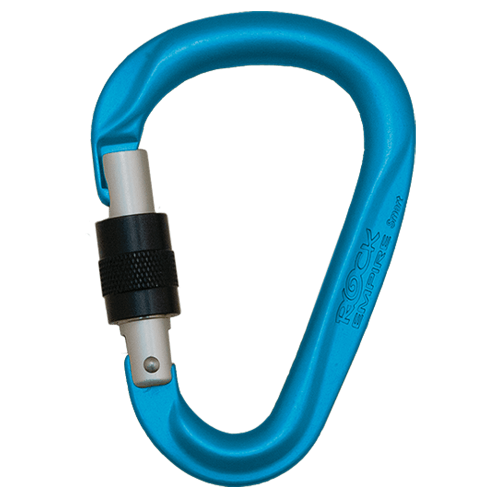 Rock Empire Smart Screw Gate Climbing Carabiner Colour Aqua