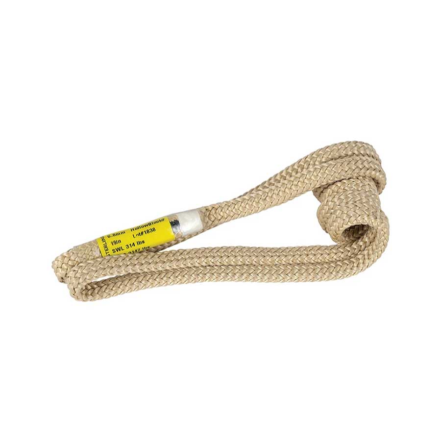 Sterling 6 8Mm Hollowblock2 19 Inch Loop Colour Tan