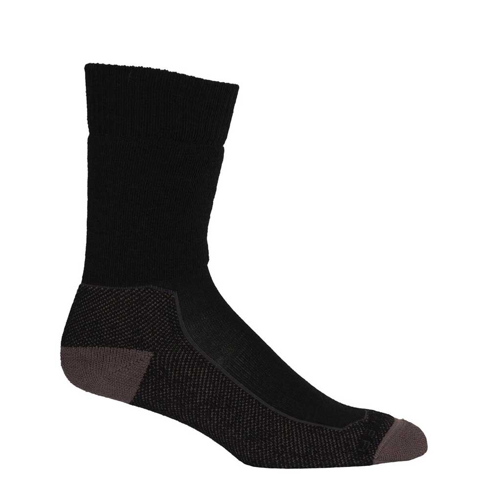 Icebreaker Hike Medium Crew Mens Socks 2 Colour Black